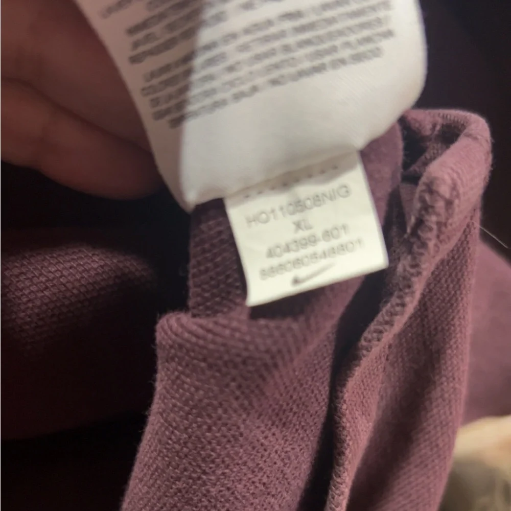 Nike Jordan Team men's golf polo shirt in a burgundy color